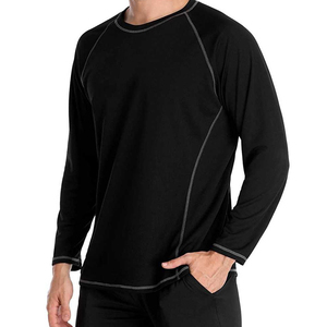 Best Quality Wholesale Customized <b>Men's</b> Long Sleeve Breathable Polyester/Nylon 220g Digital Print OEM/ODM Rash Guard UPF50+ - Product Image 5