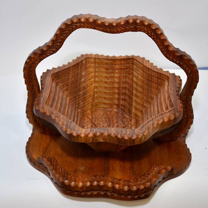 Panier de service pour fruits secs en bois moderne, écologique et de qualité supérieure, multi-usages, Tradebyd - Product Image 1