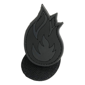 Parche de Silicona 3D Personalizado con Forma de Llama, Insignia de PVC Suave con Gancho y Bucle, Forma Irregular, Corte Láser, Aplicación Decorativa - Product Image 1