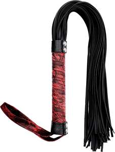 Nouvelle fouet en cuir élégante avec manche tressé et pompons raffinés, conçue pour une précision et une puissance accrues. - Product Image 2