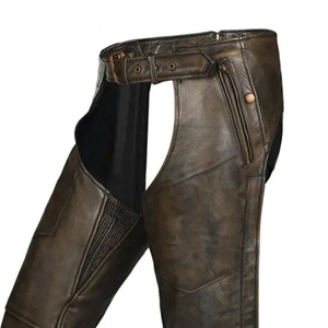 Best Sale Customized Logo Color Comfortable Cotton Full <b>Chaps</b> Sale Breathable High Quality Genuine Leather <b>Riding</b> <b>Chaps</b> - Product Image 2