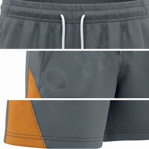 Pantalones Cortos Deportivos Cómodos y Ajustados para Gimnasio, Correr, Entrenamiento, Fitness, Cintura Elástica, Material Atlético Personalizado - Product Image 4