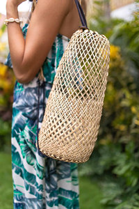 Handmade Rattan <b>Backpack</b> Eco Friendly Rucksack Handwoven Rattan Knapsack Adventure Bag Fashion OEM Supplier Vietnam - Product Image 3