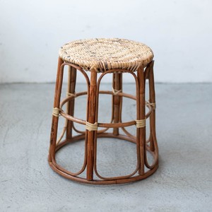 Dark brown rattan <b>stool</b> chair premium natural material <b>ottoman</b> poufs handcrafted pouf <b>stools</b> - Product Image 1