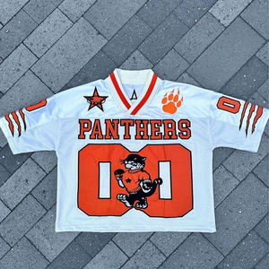 <b>Drop</b> Shoulder Men Mesh Boxy Jersey Breathable Lightweight Quick-Dry Short Sleeve Plus Size Summer Customized Logo Printing OEM - Product Image 6