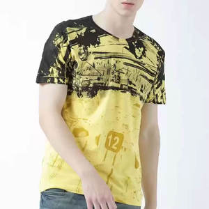 เสื้อยืดผู้ชายผ้าฝ้ายแท้ 100% แบบ Soft Ring Spun พิมพ์ลายด้านหน้าด้วยเทคนิค Sublimation เป็นมิตรต่อสิ่งแวดล้อม น้ำหนัก 300 กรัม ผลิตโดยโรงงาน OEM รับผลิตเสื้อยืดแบบ Private Label - Product Image 1
