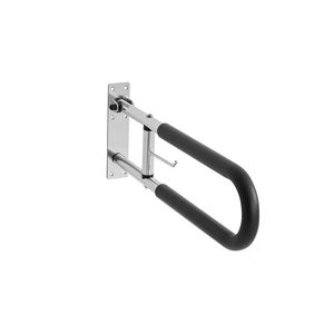 Barre d'appui de sécurité pour toilettes pliable en U de 30 pouces, antidérapante, pour personnes âgées et handicapées - Product Image 1