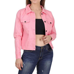 Veste en jean confortable, respirante et légère, de qualité supérieure, en promotion, avec boutons dissimulés, pour femme, fabriquée au Pakistan - Product Image 1