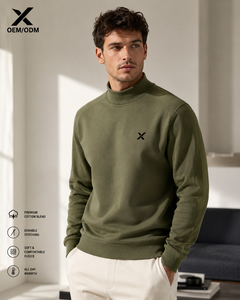 Sudadera Deportiva X Sports City para Hombre, Cuello Alto, Cuello de Tortuga, 100% Algodón, Estilo Casual, Deportivo, Urbano, Otoño - Product Image 3