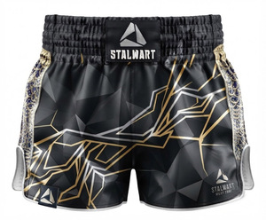 STALWART IMPEX Shorts d'entraînement de boxe Muay Thai MMA professionnels personnalisés, respirants, extensibles, à séchage rapide, légers, vente en gros - Product Image 4
