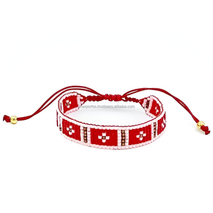 Bohemian Style Seed Bead Seawater Pearl Embroidery <b>Charm</b> Bracelet 2023 Trendy Woven Handmade Colorful Luxury Unisex 7inch Gift - Product Image 3