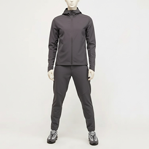 2027 OEM Custom <b>Men's</b> Polyester/Cotton Hooded Casual Windbreaker Sets Autumn High Quality Two-Piece Tracksuit Lightweight - Product Image 4
