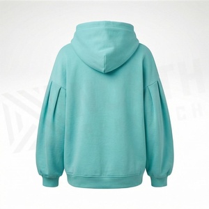 Custom Made Pure Cotton Pullover Oversized Hoodie For <b>Men</b> Heavy Weight Solid Customized Color Winter Casual Streetwear - Product Image 2