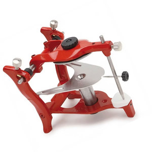 Articulateur chirurgical dentaire de précision semi-ajustable en métal rouge avec guide incisal, outils de laboratoire dentaire - Product Image 6