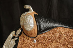 Y & Z haute qualité en cuir véritable course de chevaux équestre équitation fournitures Western Show selle vente entière disponible - Product Image 3