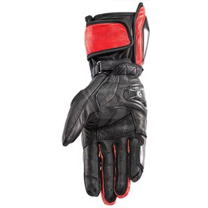 Gants de moto en cuir véritable 100% personnalisés, imperméables, à doigts entiers, prix raisonnable, couleur unie, protection - Product Image 2