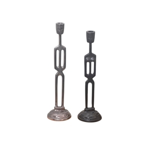 Support de bougie décoratif en métal doré, anneau rond, pour bougies coniques, centre de table, décorations - Product Image 4