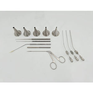 SURGINEXA SR-OP-0391 Ensemble d'instruments chirurgicaux réutilisables pour otologie ORL, 13 pièces - Product Image 1