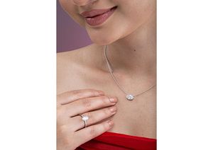 Colgante de Lujo de Oro de 14K con Diamante Ovalado Cultivado en Laboratorio de 1.60CT, Certificado CVD IGI, Regalo para Mujer, Proveedor Profesional de Joyería de la India, Premium - Product Image 2