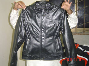 Chaqueta de Cuero de Oveja Suave de Alta Calidad para Hombre, Estilo Retro Personalizado, 'Stone Worn', Corte Ajustado, Gruesa, Informal, Formal, de Invierno - Product Image 3