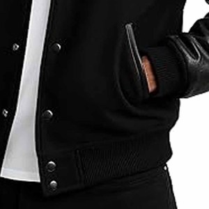 High Quality <b>Men</b> Plus Size Varsity Sportswear <b>Men's</b> Jacket <b>Men's</b> Varsity Jacket Lightweight Baseball Loose Fit Varsity Jacket - Product Image 2