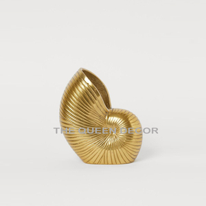 Porte-brosse en aluminium de forme ronde avec une texture magnifique, finition dorée, élégant pour la salle de bain ou la maison - Product Image 3