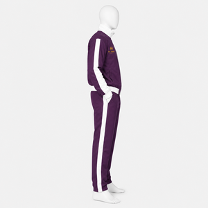 Ensemble coupe-vent unisexe personnalisable en nylon à séchage rapide, 2 pièces, veste zippée et pantalon, color block - Product Image 4
