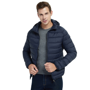 High Quality Hooded Winter <b>Men's</b> Padded <b>Jacket</b> Casual Full Sleeve Waterproof Windproof Body Fitted Latest Model Simple Design - Product Image 1