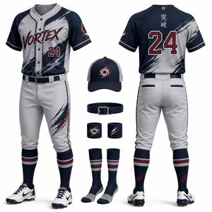 Custom Baseball Uniform Set Sublimated Sports Jersey & Pants Team Wear - Product Image 4