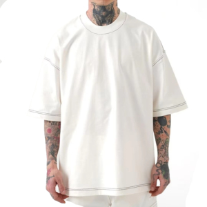 เสื้อยืดผู้ชายไซส์ใหญ่ พรีเมียม ผ้าฝ้าย 100% แขนสั้น ใส่สบาย ระบายอากาศดี แฟชั่นลำลอง ใส่ได้ทุกวัน ออกกำลังกาย สตรีทแวร์ - Product Image 1