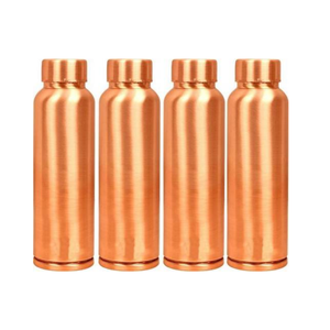 Botella de Agua de Cobre India Pura de 1000 ml, 100% Pura, con Beneficios Ayurvédicos para la Salud, Perfecta para Regalos y Yoga - Product Image 1