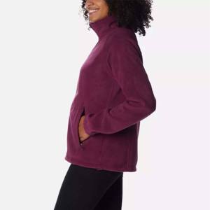 Fournisseur OEM – Nouvelle veste polaire décontractée respirante pour femme, entièrement zippée, avec empiècements en sherpa, à capuche, pour l'hiver et les activités sportives - Product Image 2