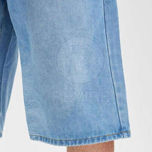 Pantalones Cortos Vaqueros Casuales Holgados de Alta Calidad Más Vendidos para Hombre, 100% Algodón, Transpirables y Ecológicos - Product Image 6