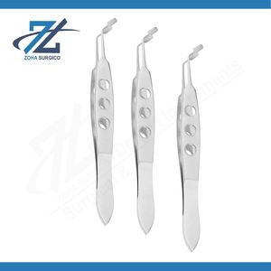 Pinzas Oftálmicas de Acero Inoxidable al por Mayor, Pinzas para Masaje de Párpados, Instrumento Manual para Cirugía Plástica Cosmética - Product Image 5