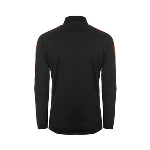 Chándal Deportivo Personalizado para Hombre, Negro y Naranja, con Cierre Completo, de Secado Rápido, Poliéster, Corte Regular, con Bolsillos Laterales - Product Image 2