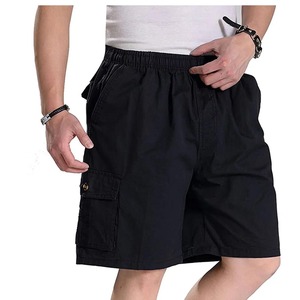 INDEX APPAREL Men's <b>White</b> <b>Cargo</b> Bermuda Shorts Mid Waist Drawstring Casual Cotton Shorts with Pockets - Product Image 5