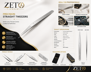 <b>Cheap</b> Price MNF Jewelers Holding Tools 125mm 135mm 160mm Stainless Steel Tweezers Model PTBC0224-PTBC0226 for Jewelry Soldering - Product Image 2