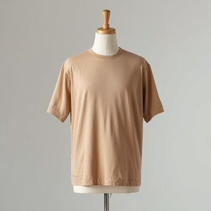 เสื้อยืดคอตตอนหวีเนื้อนุ่ม พรีเมียม แขนสั้น แบบเรียบ พร้อมบริการรับผลิตแบบ OEM ODM - Product Image 5