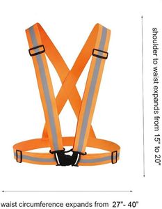 Cinturón de Seguridad Reflectante de Alta Visibilidad para Correr, Venta al por Mayor de Fábrica a Precio Económico - Product Image 2
