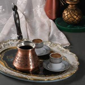 Cafetera de Metal de Diseño Único para Espresso, Té y Café, para Uso Comercial en Cocina, Hotel, Cafetería - Product Image 1