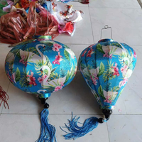 Lanterne artisanale en bambou et soie classique orientale pour le nouvel an chinois du Vietnam livraison rapide meilleur prix