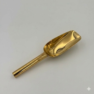 Pelle à glace et à farine en acier inoxydable, épaisse et polyvalente, pour cuisine, bar, fête, mariage - Product Image 3