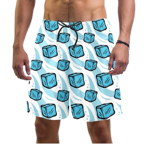 Pantalones cortos de playa de cintura alta para hombre, pantalones cortos informales de verano para gimnasio, yoga, pantalones cortos ligeros para deportes de verano - Product Image 1