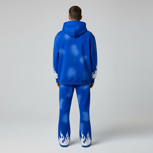 Men Hoodie Tracksuit <b>Set</b> Custom Logo Sweatshirt Jogger <b>Set</b> Casual Streetwear 2 Piece Tracksuit Cotton Fleece <b>Set</b> - Product Image 4