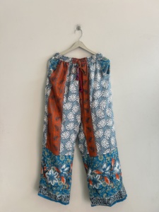 Wholesale Lot Of Long Wide Leg Sari Silk <b>Harem</b> Pants Women <b>Trouser</b> Pajama Yoga Pant - Product Image 5