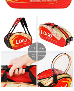 Hot Selling New <b>Backpack</b> with Shoes Compartment and Clothing Pocket Padel Racket Bag for Pickleball Tennis Made of PU Material - Product Image 5