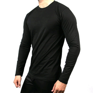 Camiseta de Manga Larga para Hombre, 100% Algodón, Diseño de Alta Calidad, Precio Bajo, Gran Venta - Product Image 1