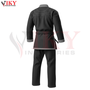 Uniforme de Karate de Lona para Artes Marciales, Directo de Fábrica, Personalizado con Logotipos y Parches, Cómodo y Transpirable - Product Image 3