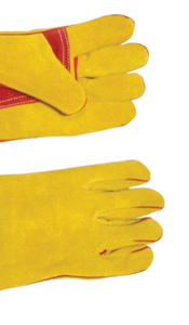 TIG MIG Stick Goatskin Fleece Lined Breathable/Comfortable Straight Thumb Anti-Smash Molten Metal Splash Test High <b>Gloves</b> - Product Image 5