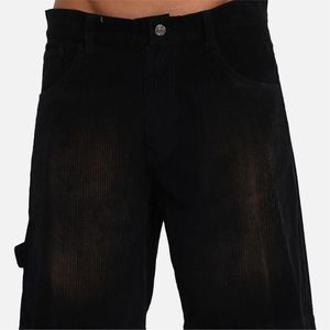 Shorts de mezclilla rotos para hombre, estilo urbano, vintage, hip hop, para verano, clásicos, unisex. - Product Image 1